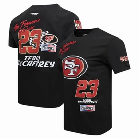 Christian McCaffrey NFL San Francisco 49ers Pro Standard Fast Lane Name & Number Player T-Shirt - Black