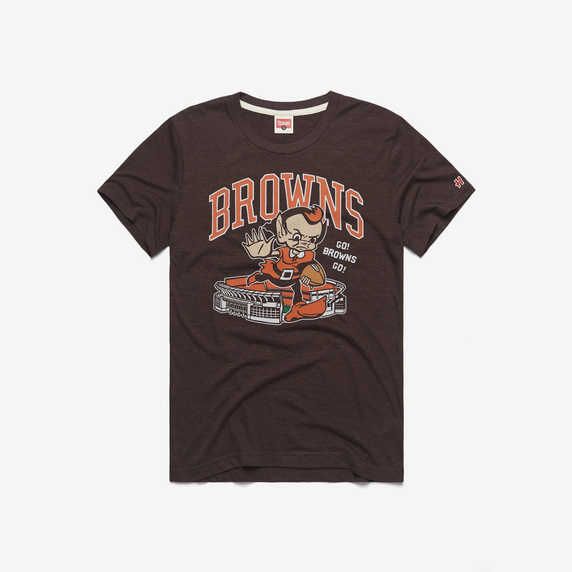 Cleveland Browns Brownie Stiff Arm Stadium