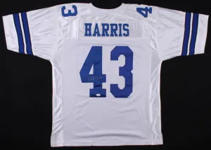 Cliff Harris Signed Dallas Cowboys Jersey (JSA COA) 2Super Bowl champion D.B.
