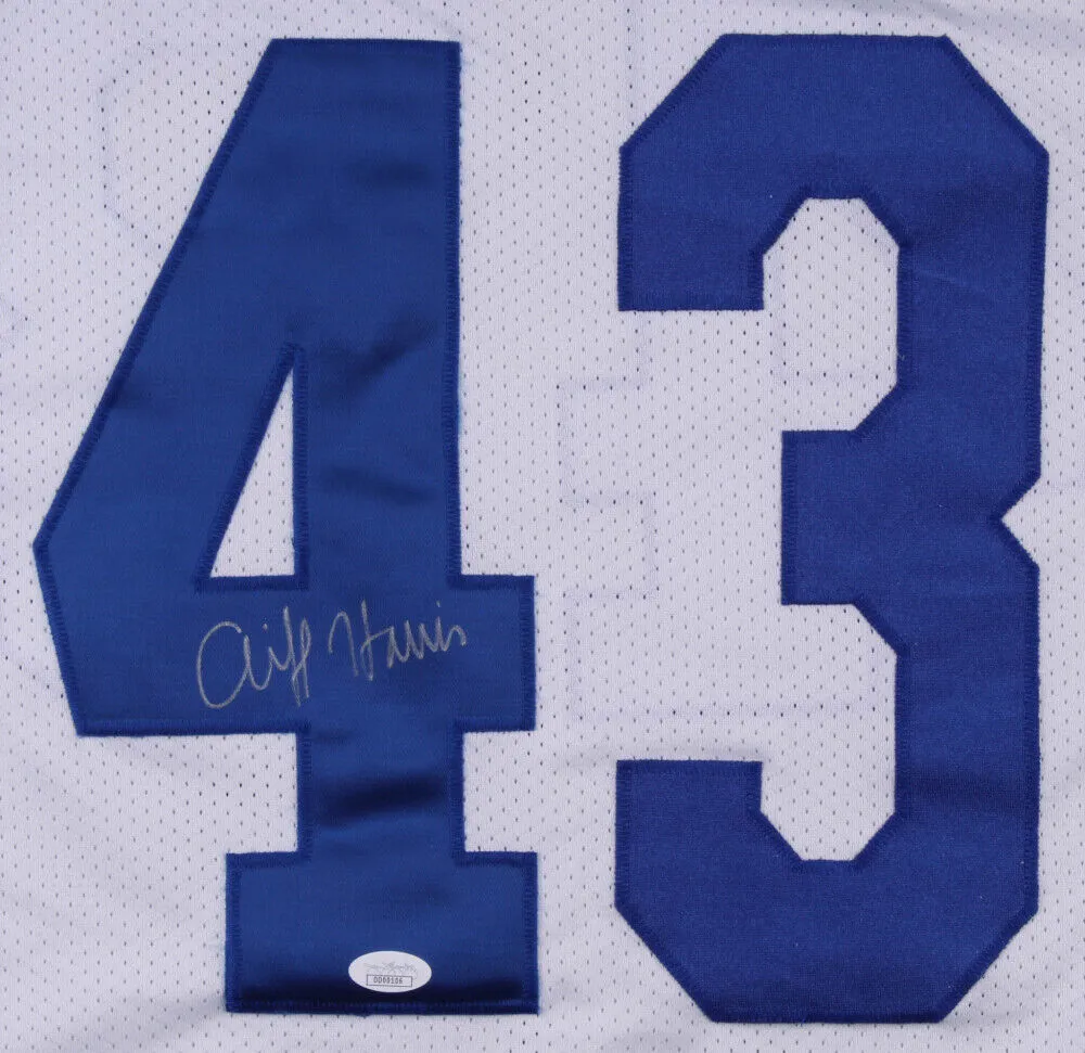 Cliff Harris Signed Dallas Cowboys Jersey (JSA COA) 2Super Bowl champion D.B.