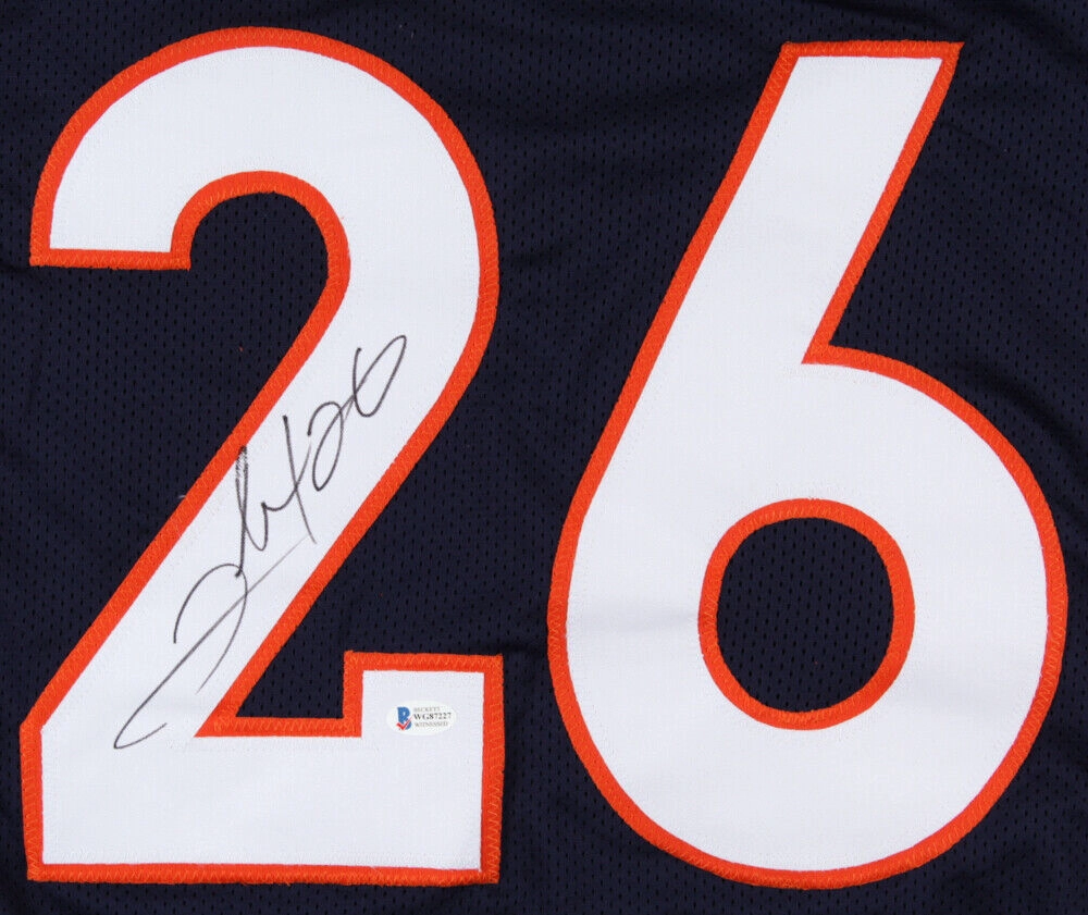 Clinton Portis Signed Denver Broncos Jersey (Beckett COA) 2Pro Bowl R.B.