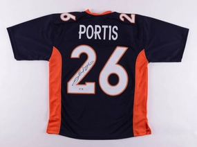 Clinton Portis Signed Denver Broncos Jersey (PSA/DNA COA) 2Pro Bowl R.B.
