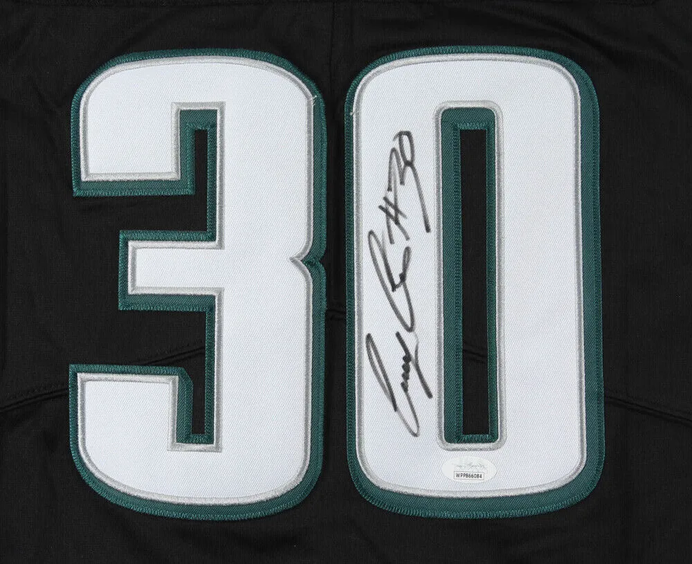Corey Clement Signed Philadelphia Eagles Super Bowl LII Jersey (JSA COA)