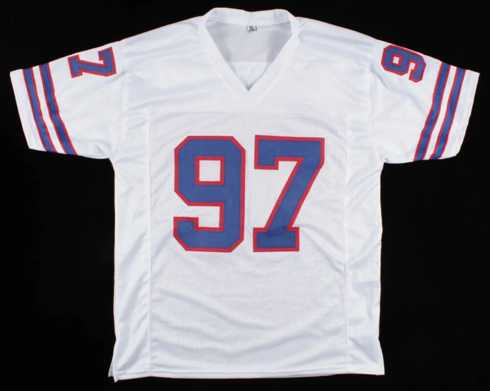Cornelius Bennett Signed Buffalo Bills Jersey (JSA COA) Played in 5 Super Bowls