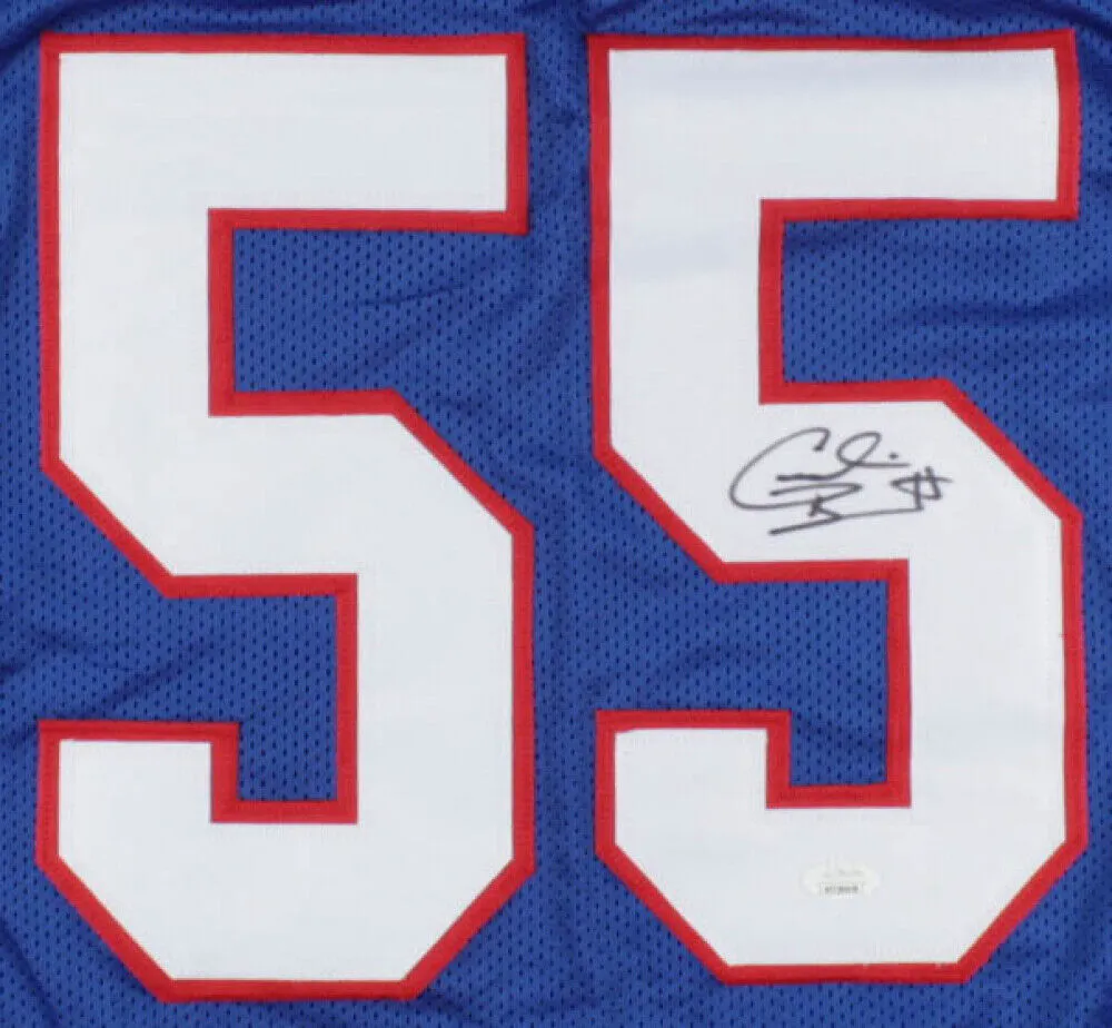 Cornelius Bennett Signed Buffalo Bills Jersey (JSA COA) Played in 5 Super Bowls
