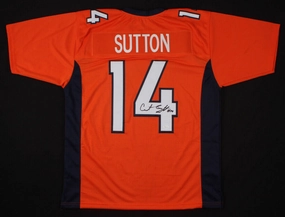 Courtland Sutton Signed Denver Broncos Jersey (JSA COA)2018 Rookie Wide Receiver