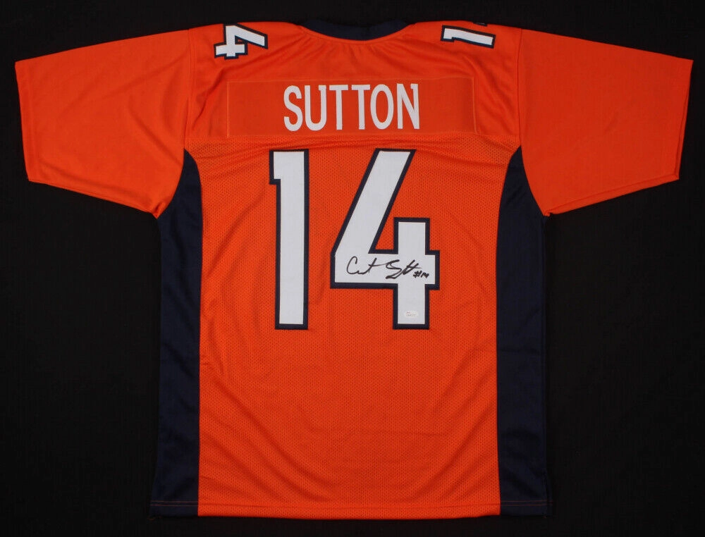 Courtland Sutton Signed Denver Broncos Jersey (JSA COA)2018 Rookie Wide Receiver