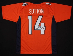 Courtland Sutton Signed Denver Broncos Jersey (JSA COA)2018 Rookie Wide Receiver