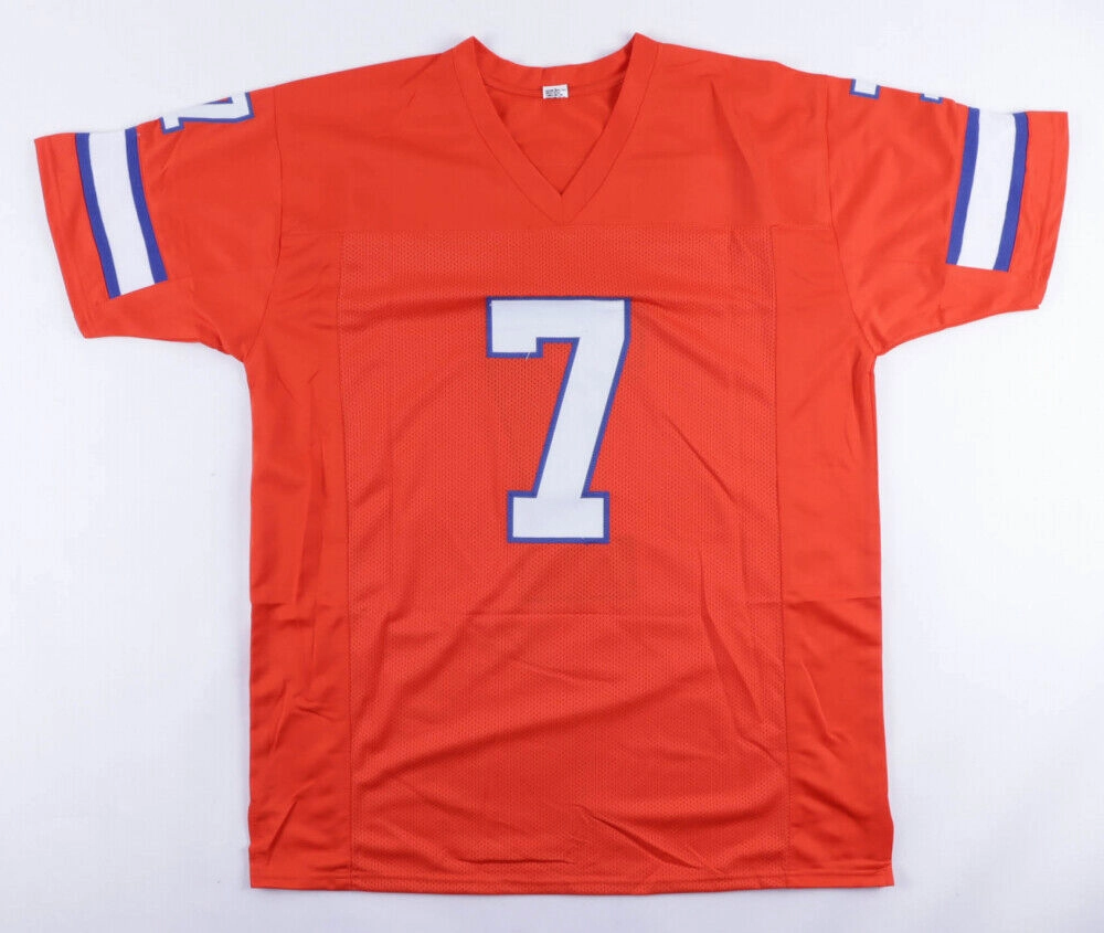 Craig Morton Signed Broncos Jersey (JSA COA) Orange Crush Starting QB 1979