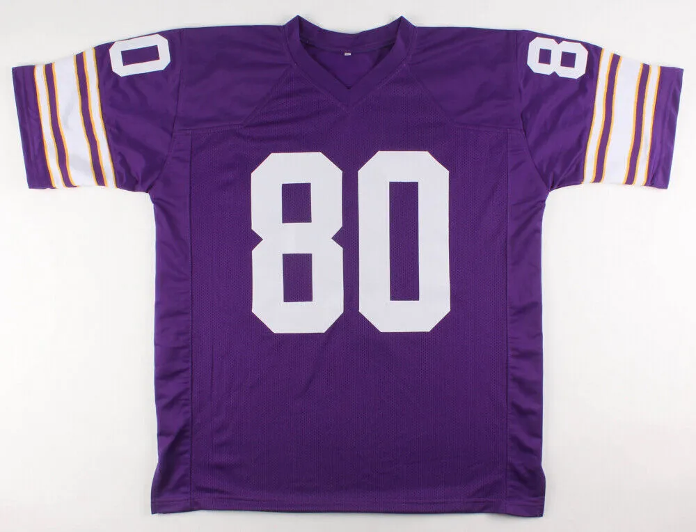Cris Carter Signed Minnesota Vikings Jersey (JSA COA) All He Does is Catch TD's