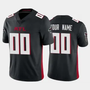 Custom A.Falcons Black Vapor Limited American Stitched Football Jersey