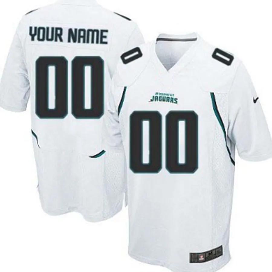 Custom J.Jaguars White Game Jersey Stitched American Football Jerseys