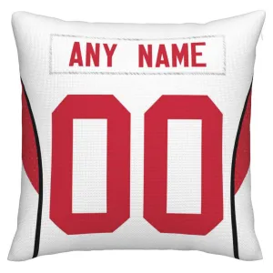 Custom SF.49ers Pillow Decorative Throw Pillow Case - Print Personalized Football Team Fans Name & Number Birthday Gift Football Pillows