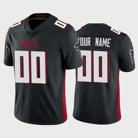 Custom A.Falcons Black Vapor Limited American Stitched Football Jersey