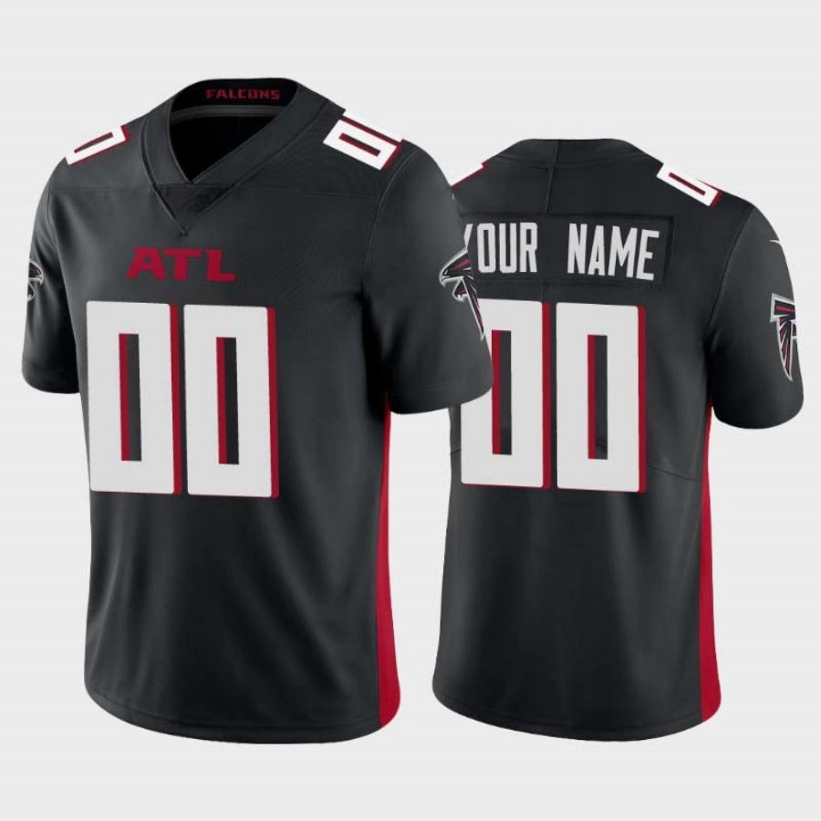 Custom A.Falcons Black Vapor Limited American Stitched Football Jersey