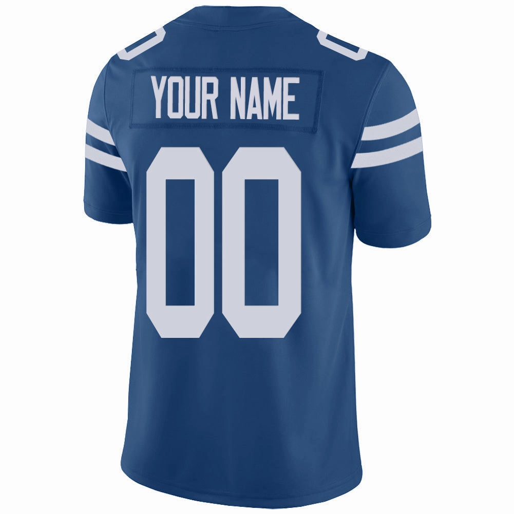 Custom IN.Colts Stitched American Football Jerseys Personalize Birthday Gifts Blue Jersey
