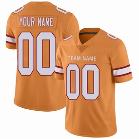 Custom TB.Buccaneers Stitched American Football Jerseys Personalize Birthday Gifts Gold Jersey