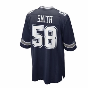 D.Cowboys #58 Mazi Smith 2023 Draft First Round Pick Game Jersey - Navy Stitched American Football Jerseys