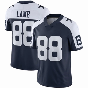 D.Cowboys #88 CeeDee Lamb NNavy Alternate Vapor Limited Jersey Stitched American Football Jerseys