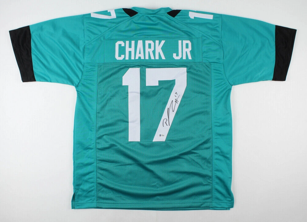 D J Chark Signed Jacksonville Jaguars Jersey (Beckett COA) Ex LSU Tiger W.R.