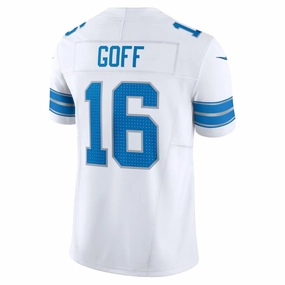 D.Lions #16 Jared Goff White Vapor F.U.S.E. Limited American Football Jerseys
