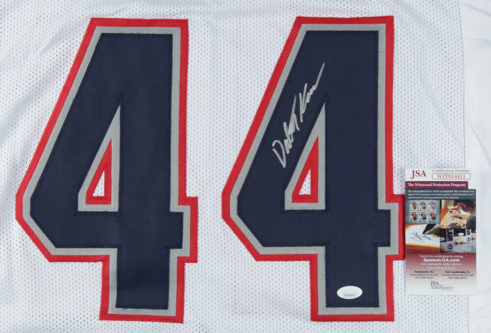 Dalton Keene Signed New England Patriots Jersey (JSA COA) 2020 3rd Round Pick TE