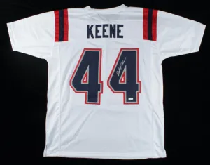 Dalton Keene Signed New England Patriots Jersey (JSA COA) 2020 3rd Round Pick TE