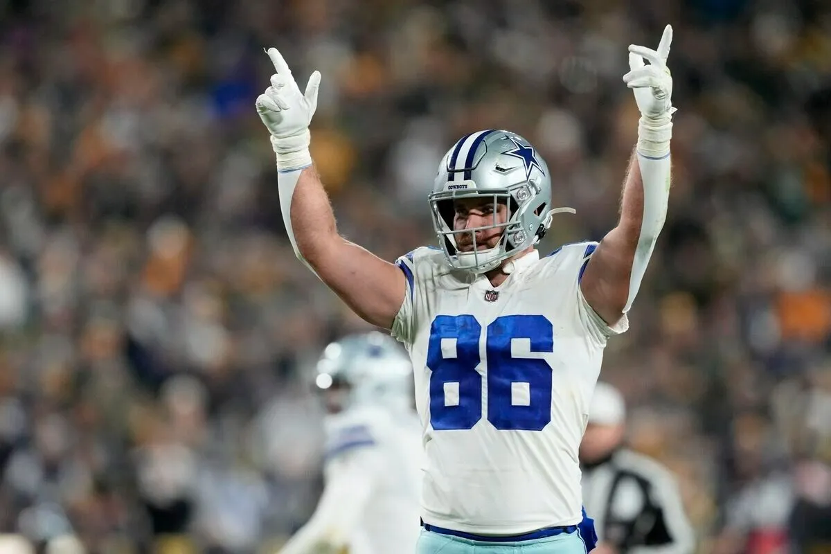 Dalton Schultz Signed Dallas Cowboys Home Jersey (JSA COA) Ex Stanford Tight End
