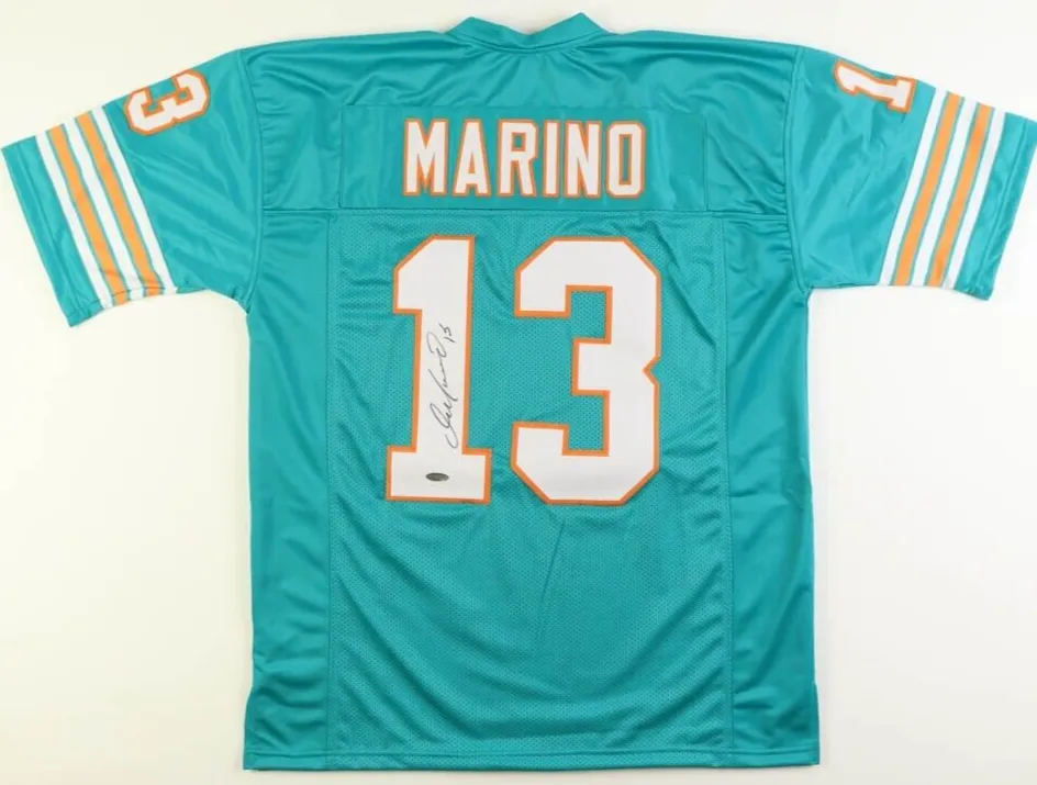 Dan Marino Signed Miami Dolphins Jersey (TriStar) 9xPro Bowl Q.B / H.O.F. 2005