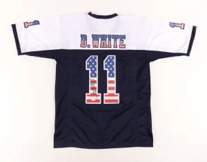 Danny White Signed Dallas Cowboys America's Team Throwback Jersey (JSA COA) Q.B.