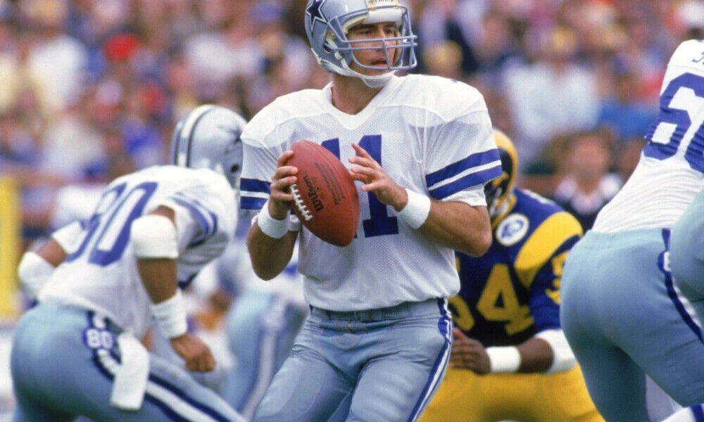 Danny White Signed Dallas Cowboys America's Team Throwback Jersey (JSA COA) Q.B.