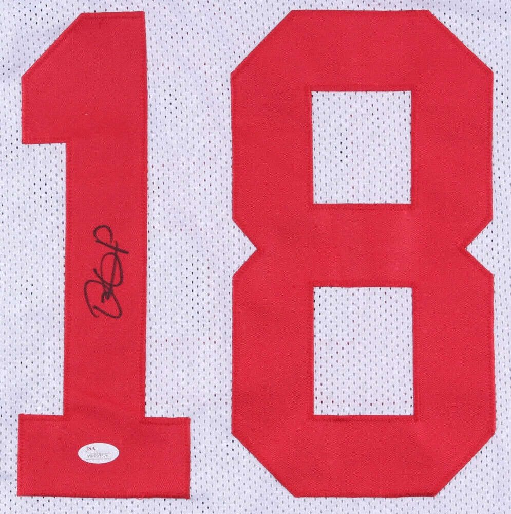 Dante Pettis Signed San Francisco 49ers Jersey (JSA COA) 2nd Year Wide Receiver