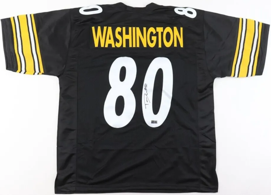 Darnell Washington Signed Pittsburgh Steelers Jersey (TSE) Ex Georgia Bulldog TE