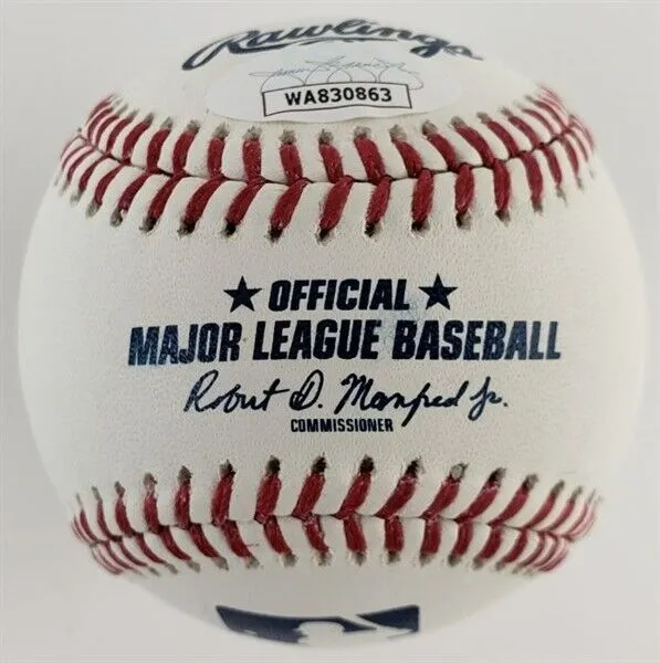 Darryl Strawberry New York Mets 2xInscribed & Signed OML Baseball (JSA COA)