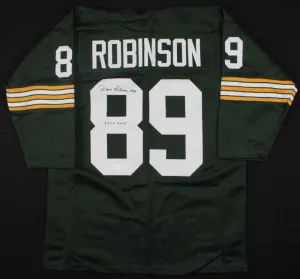 Dave Robinson Signed Green Bay Packers Jersey Inscribed "HOF 2013" (JSA COA)