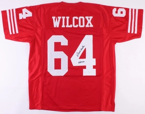Dave Wilcox Signed San Francisco 49ers Jersey Inscribed "HOF 2000" (JSA COA) L.B