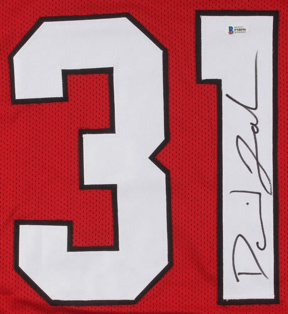 David Johnson Signed Arizona Cardinals Jersey (Beckett COA) Pro Bowl R.B. 2016
