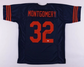 David Montgomery Signed Chicago Bears Color Rush Jersey (Beckett COA) #1 R.B.