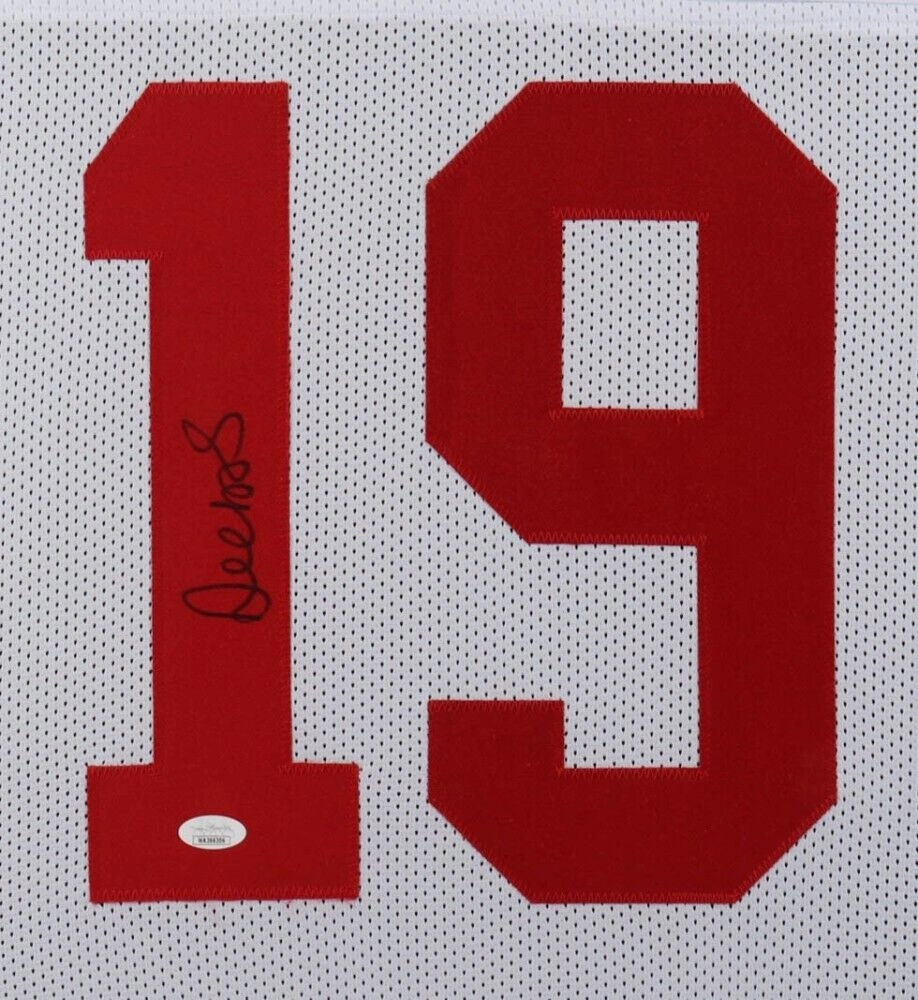 Deebo Samuel Signed San Francisco 49ers 35x43 Framed Jersey (JSA) Pro Bowl W.R.