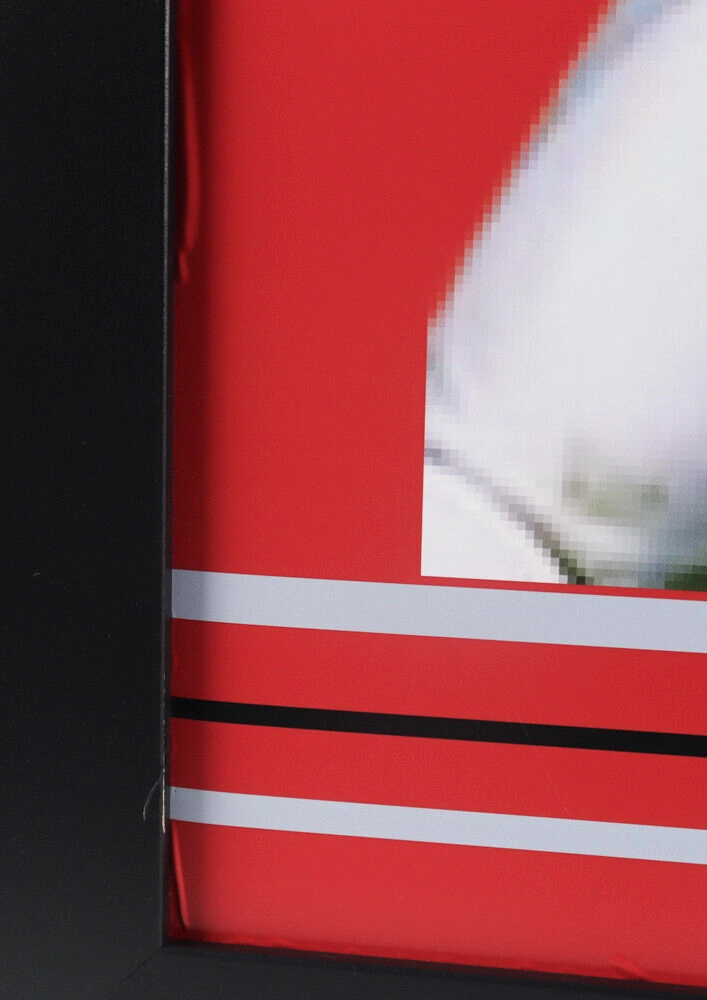 Deion Sanders Signed Atlanta Falcons 35x43 Framed Jersey (Beckett Hologram) D B