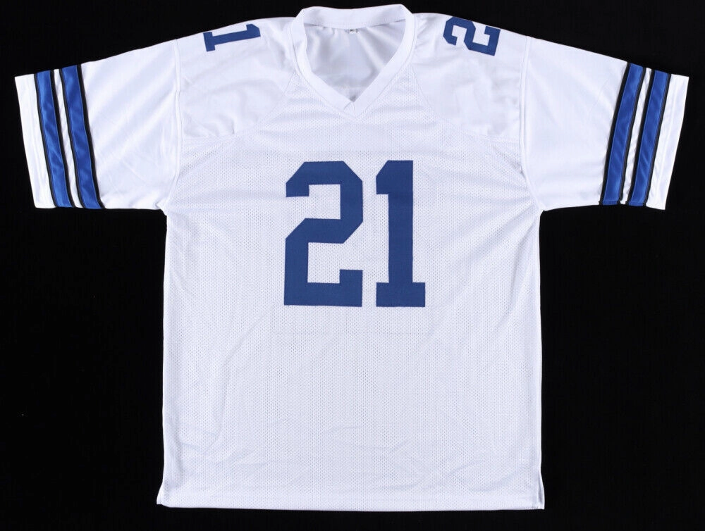 Deion Sanders Signed Dallas Cowboys Jersey (Beckett Hologram) 8xPro Bowl D.B.