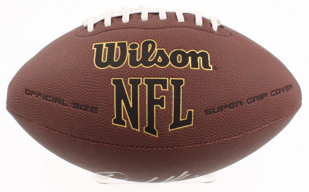 Denard Robinson Signed Michigan Wolverines Full Size NFL Football (Beckett COA)