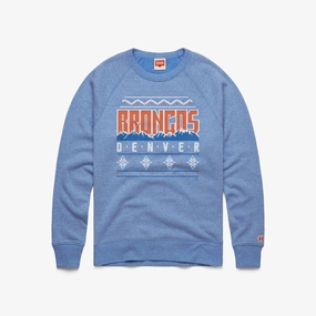 Denver Broncos Holiday Crewneck