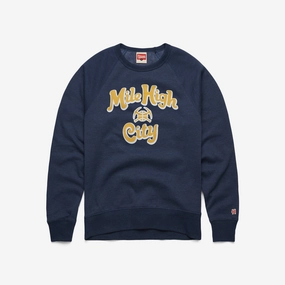 Denver Nuggets Mile High City Crewneck