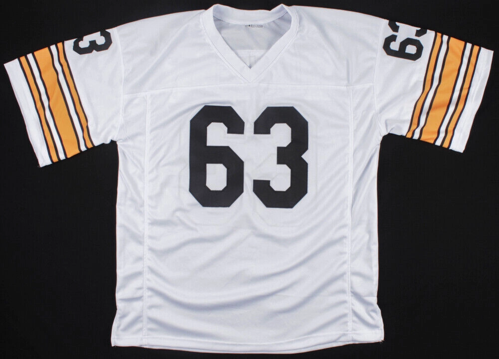 Dermontti Dawson Signed Pittsburgh Steelers Jersey (JSA COA)   Hall of Fame 2012