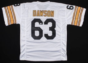 Dermontti Dawson Signed Pittsburgh Steelers Jersey (JSA COA)   Hall of Fame 2012