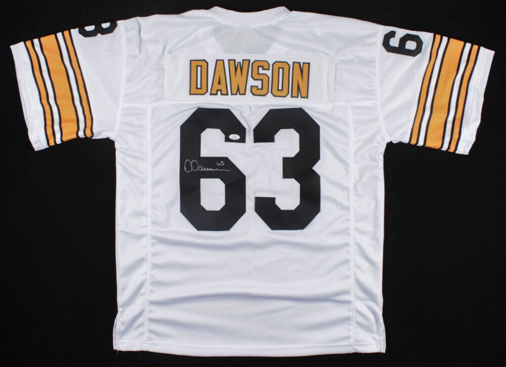 Dermontti Dawson Signed Pittsburgh Steelers Jersey (JSA COA)   Hall of Fame 2012