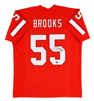 Derrick Brooks Signed Tampa Bay Buccaneers Creamsicle Throwback Jersey (Beckett)