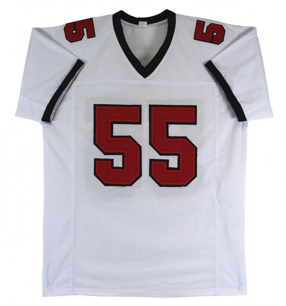 Derrick Brooks Signed Tampa Bay Buccaneers White Home Jersey (Beckett Hologram)