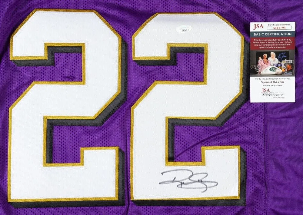 Derrick Henry Signed Baltimore Ravens Purple Jersey (JSA COA) Ex-Alabama R.B.